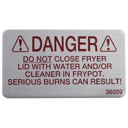 Henny Penny Label - Danger 36099